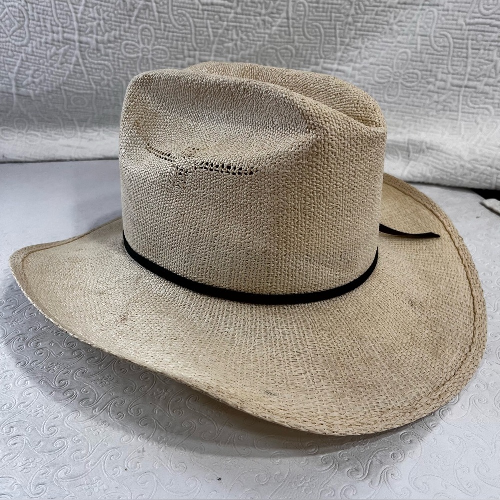 Scott Colburn Saddlery Vintage Western Cowboy Hat Genuine Bangora Size 7 3/8 - Picture 16 of 16